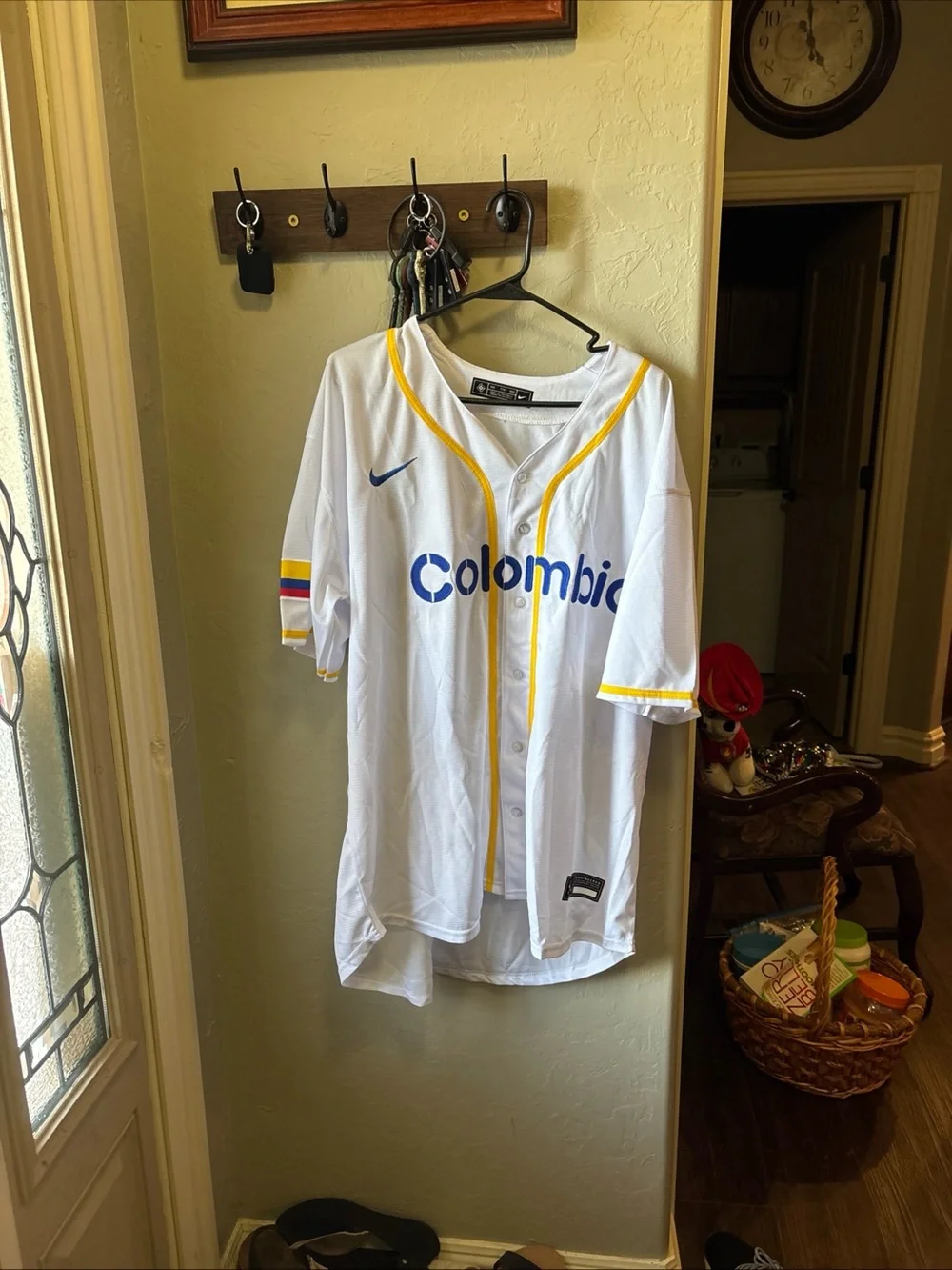Nike Colombia WBC Fabian #21 Jersey XXL White Rare World Baseball Classic NWOT